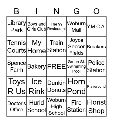 COMMUNITY Bingo Card