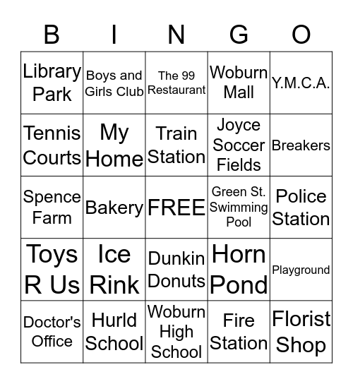 COMMUNITY Bingo Card