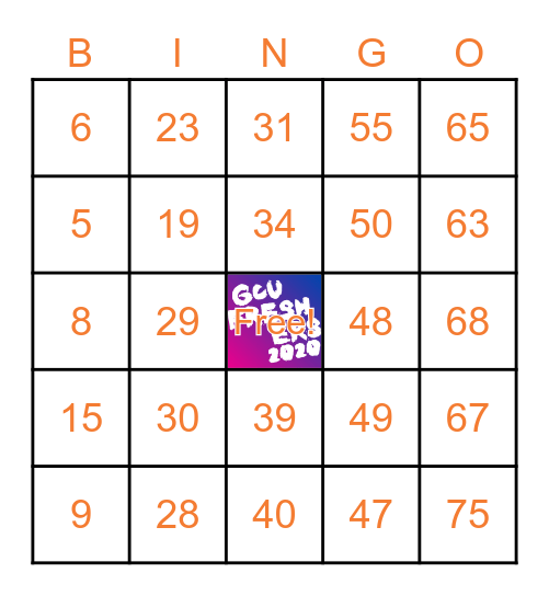 Students's Association Bingo Card
