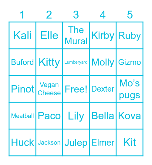 NeBingo Card