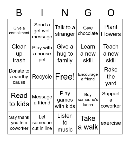 SFMCCON Bingo - Support United Way Bingo Card