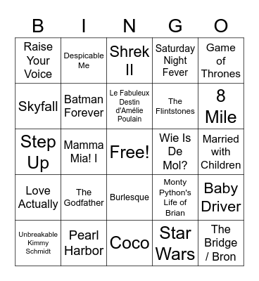 Ronde 2 Bingo Card