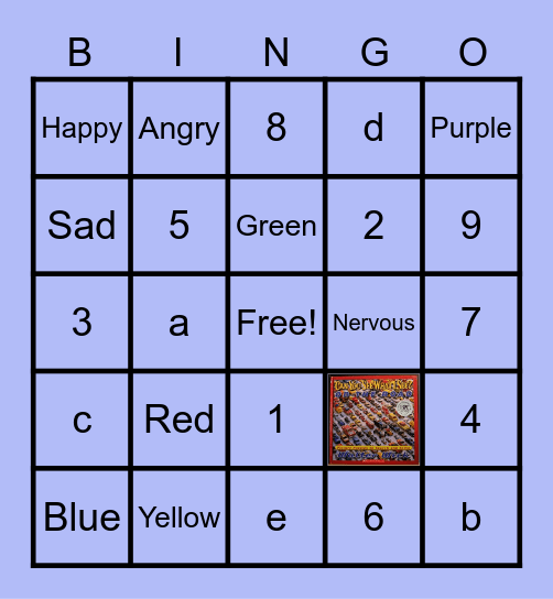 Bingo Test Bingo Card