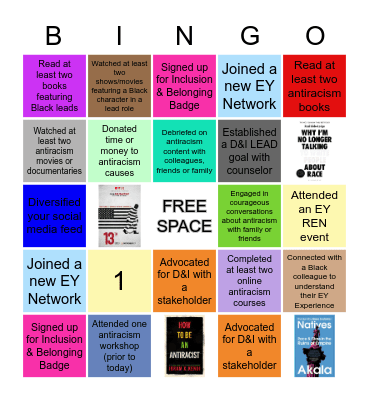 Allyship Bingo Card