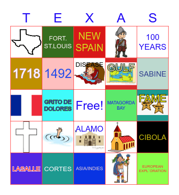 EUROPEAN EXPLORATION BINGO Card