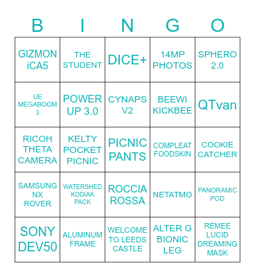 IGG September Birthday Celebration Bingo Card