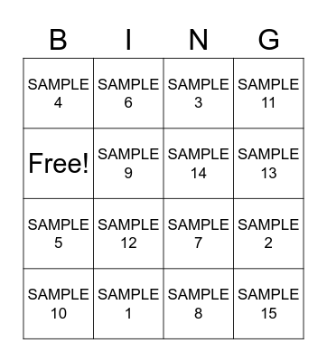 FUTURE OF WORK Bingo Card