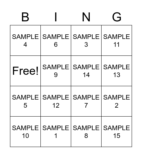 FUTURE OF WORK Bingo Card