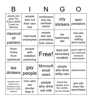 Good Day To... Bingo Card