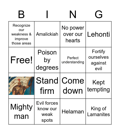 Alma 47-48 Bingo Card