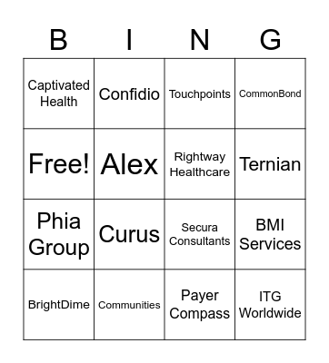 UBA Bingo Card