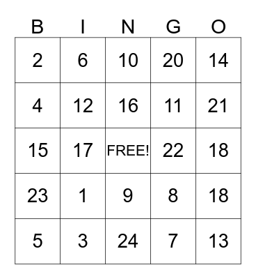 Bing-O-Get to Know You! Bingo Card