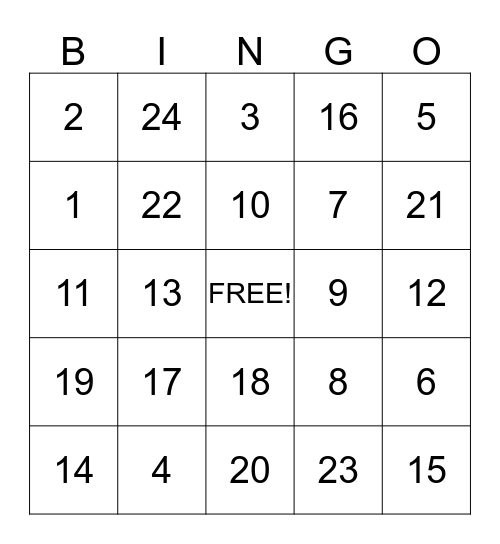 Bing-O-Get to Know You! Bingo Card