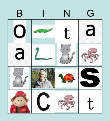 ABC lesson 1 Bingo Card