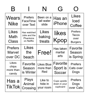 Leal Bingo #1 Bingo Card