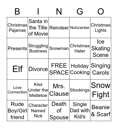 Christmas Chee-se Bingo  Bingo Card