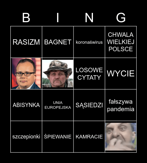 Bingo Foliarsko-Jabłonowskie Bingo Card