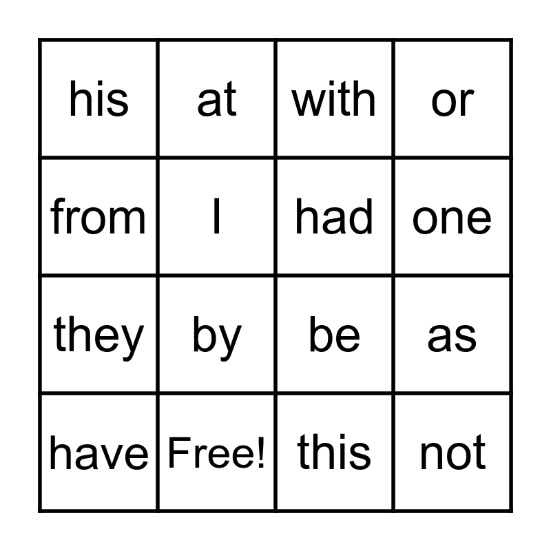 snap-words-16-30-bingo-card