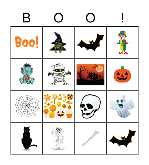 HALLOWEEN Bingo Card