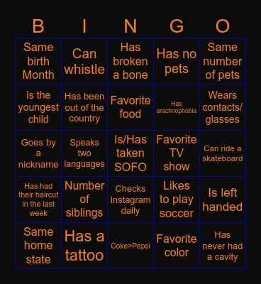 Mus Ed Bingo Card