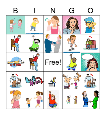 Classroom Communication Bingo Card