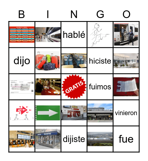 Peri do 1 BV Unidad 1 Bingo Card