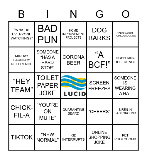 Accounting Team Happy Hour Bingo Card