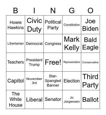 Launch Party BINGO Card