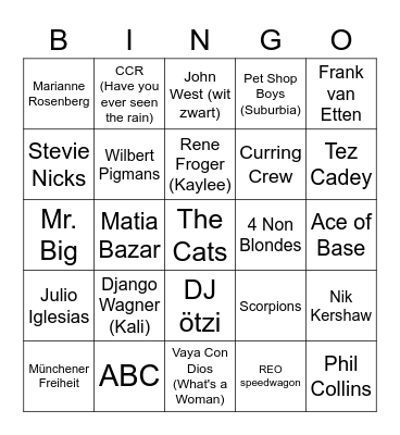 Old Chap Bingo Card