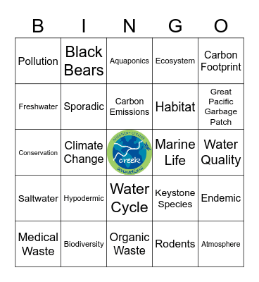 Pandemic Vocabulary Bingo Card