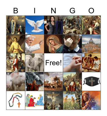 Bible Bingo Card