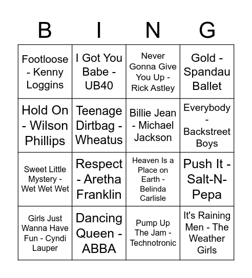 Team Meeting Sep 20 Bingo Card