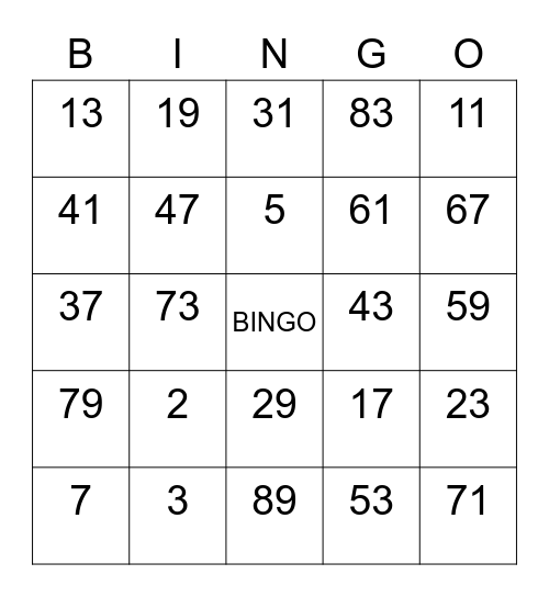 Help24 in BINGO mood Bingo Card