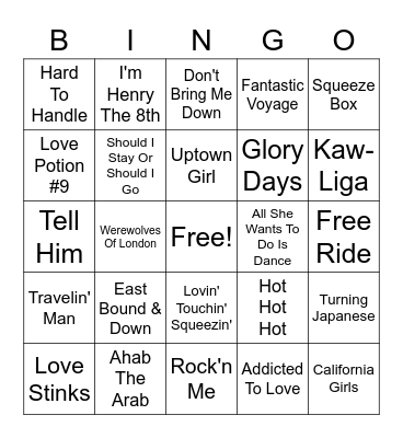 Misc. Clermont Beefs Bingo Card