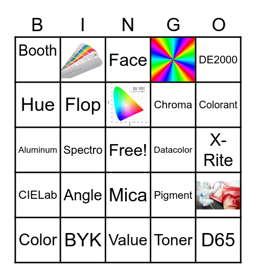 Color Lab Bingo Card