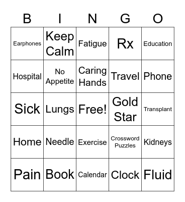 Attendance Bingo Card