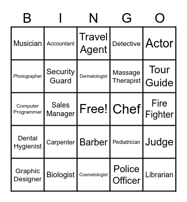Quincy Walker Name That Job Bingo Card