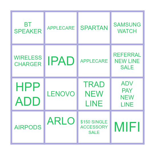 SHEBOYGAN Bingo Card
