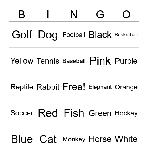 Legendary Conversation Bingo Card