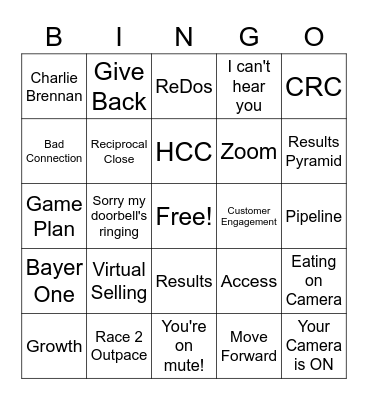Targeted Medicine Fall POA 2020 Bingo Card