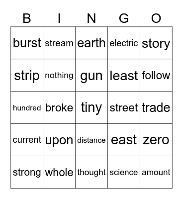 Du Du Lu Du - Week 5 Bingo Card