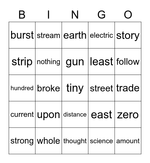 Du Du Lu Du - Week 5 Bingo Card
