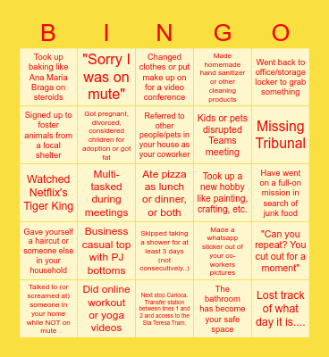 Happy Hour Controladoria Bingo Card