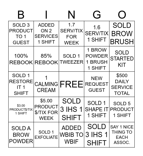 EWC Brick Bingo Card