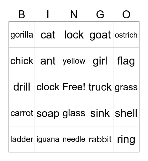 Bingo 3 Bingo Card