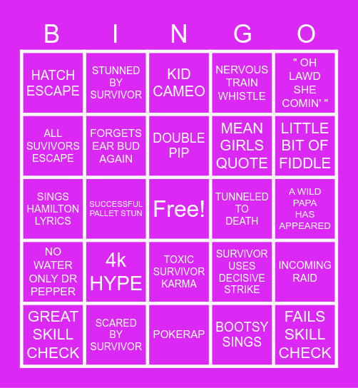 Boo Crew Bingo Card