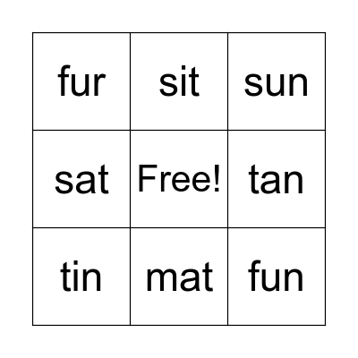BINGO! Bingo Card