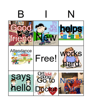 Kyle's Bravery Bingo Card