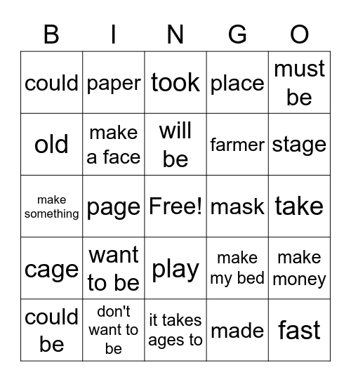 EC 1.2 Lesson 2 Bingo Card