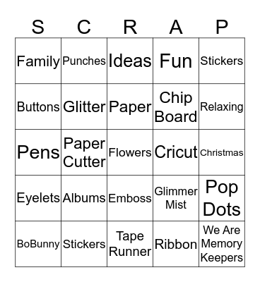 F.R.O.G Retreat Bingo Card Bingo Card